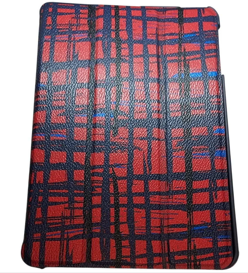 Vera Bradley Plaid Tablet Case - Navy/Red NWT